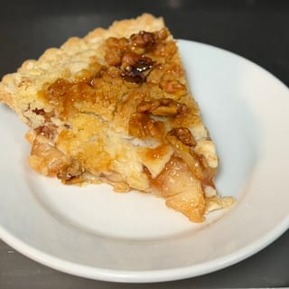 Caramel Walnut Apple Pie