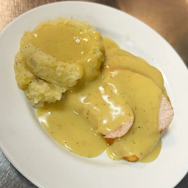 Hot Turkey Sandwich.