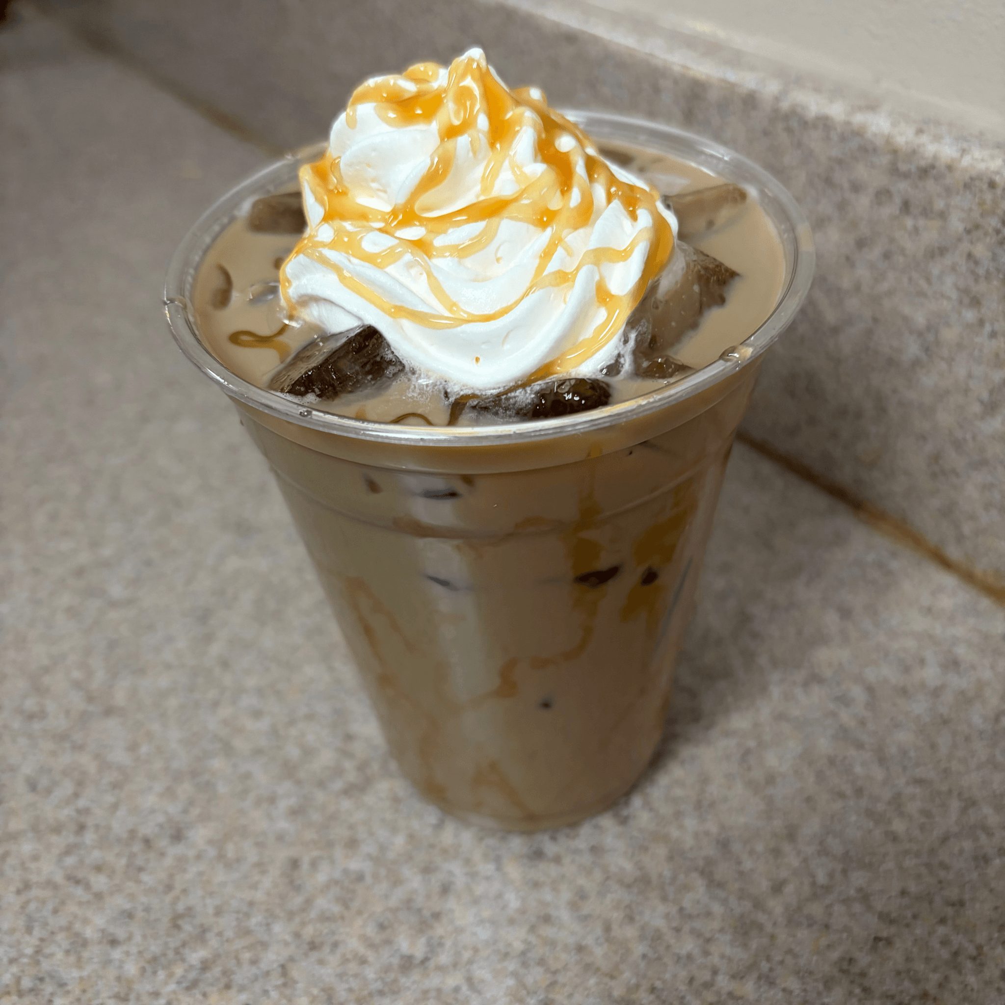 Caramel Ice Coffee.