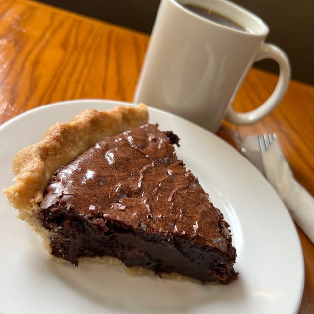 Brownie Pie Slice.