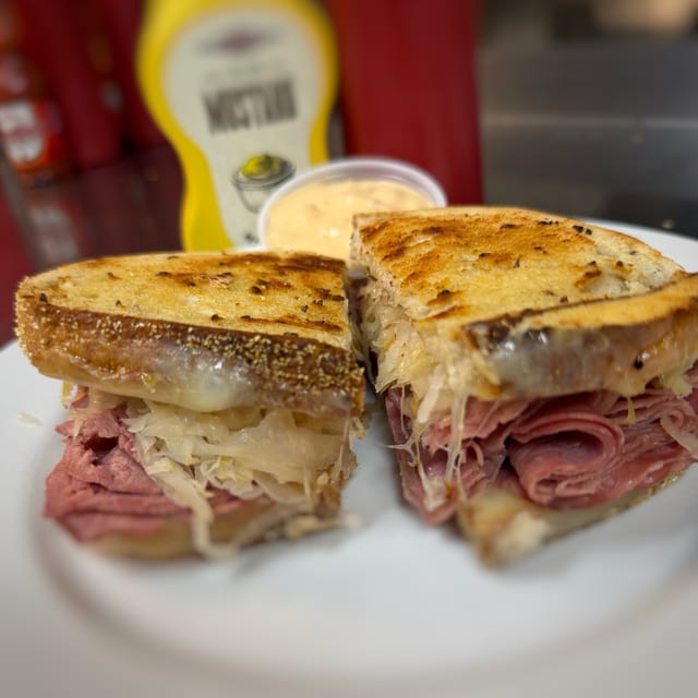 Grilled Reuben.