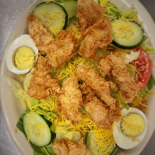 Grilled or Crispy Chicken Salad
