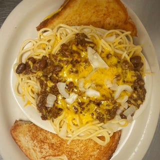 Baby Chili Mac & Grilled Cheese